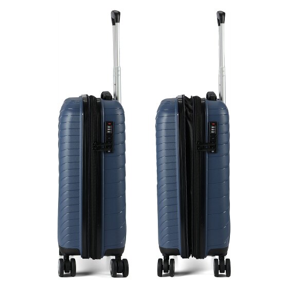 Benzi 5808 4 Rollen Kabinentrolley 55 cm mit Dehnfalte