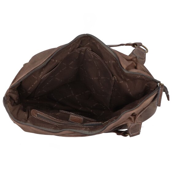 Greenland Nature Femi & Nine Schultertasche Leder 38 cm