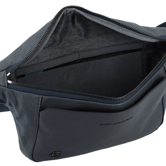 Piquadro Black Square Gürteltasche Leder 31 cm