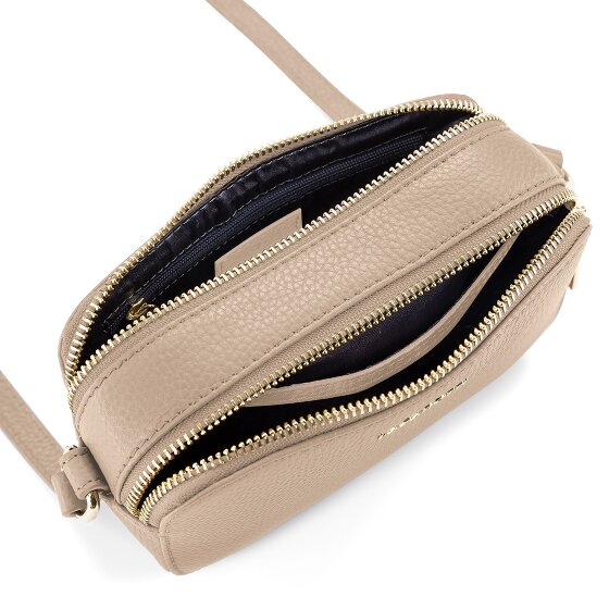 Lazarotti Bologna Leather Umhängetasche Camera-Bag Leder Double-Zip 18 cm