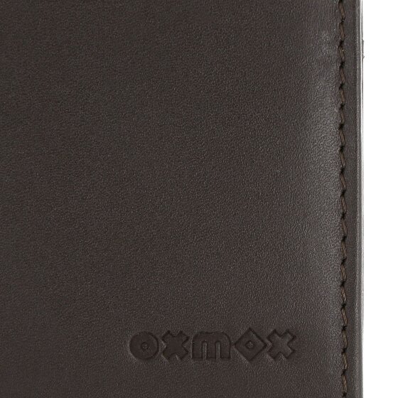 oxmox Leather Geldbörse RFID Schutz Leder 12 cm