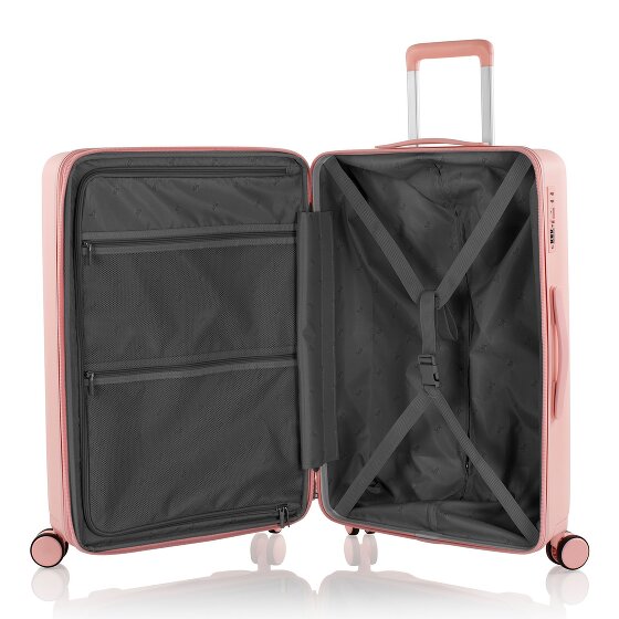 Heys Pastel 4 Rollen Trolley M 66 cm mit Dehnfalte