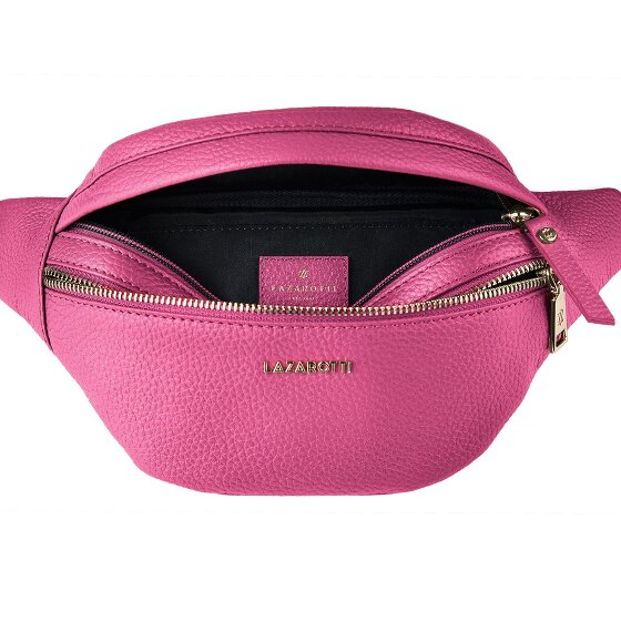 Lazarotti Bologna Leather Double-Zip Gürteltasche Crossbody Leder 25 cm