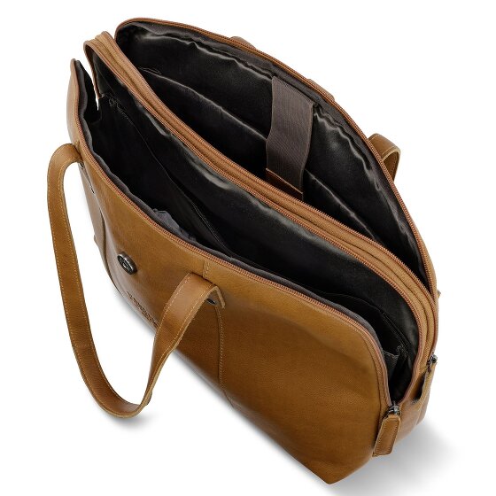 Klondike 1896 Gold Charles Aktentasche Leder 37 cm Laptopfach