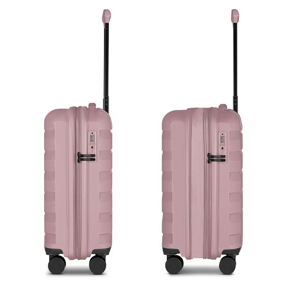 d&n South Dakota 4 Rollen Kabinentrolley S 55 cm mit Dehnfalte