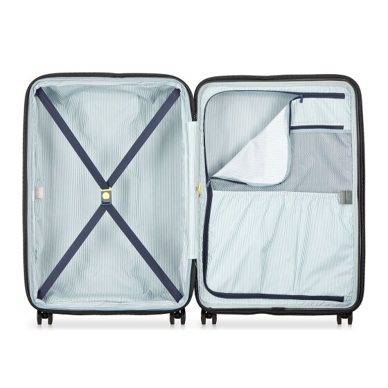 Delsey Paris Longitude 4 Rollen Trolley 76 cm mit Dehnfalte