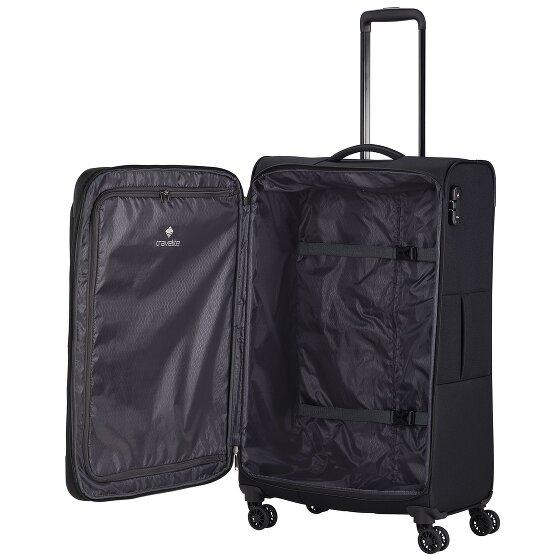 Travelite Chios 4 Rollen Trolley L 78 cm mit Dehnfalte