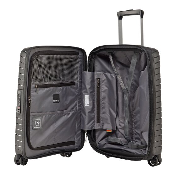 Stratic Novium 4 Rollen Kabinentrolley S 55 cm mit Dehnfalte