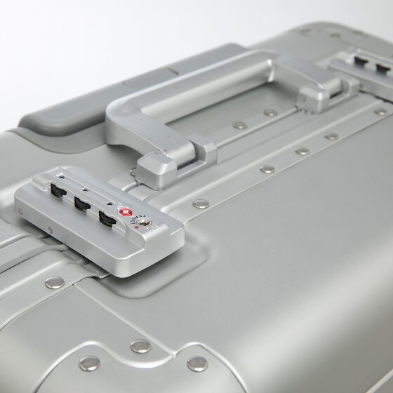 Alumaxx Gravity 4-Rollen Pilotentrolley Aluminium 44 cm Laptopfach