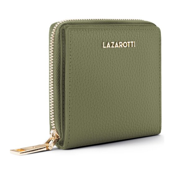 Lazarotti Bologna Leather Medium Zip-Around Geldbörse Leder 10 cm
