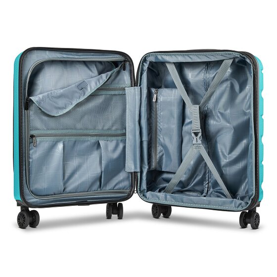 Franky Munich 4.0 4 Rollen Kabinentrolley 55 cm Laptopfach mit Dehnfalte