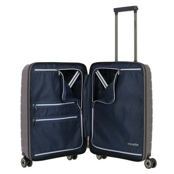Travelite Air Base 4 Rollen Kabinentrolley 55 cm Laptopfach