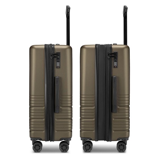 camel active Hanoi 4 Rollen Kofferset 3-teilig mit Dehnfalte