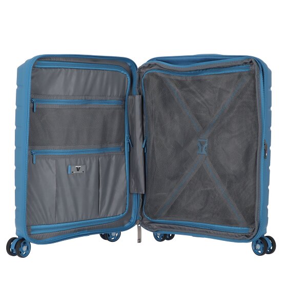 Roncato B-Flying Move 4 Rollen Kabinentrolley 55 cm mit Dehnfalte