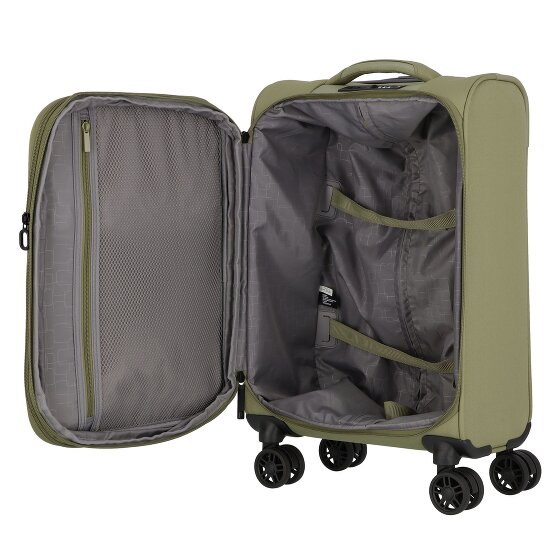 Jump Monthélys 4 Rollen Kabinentrolley 55 cm mit Dehnfalte