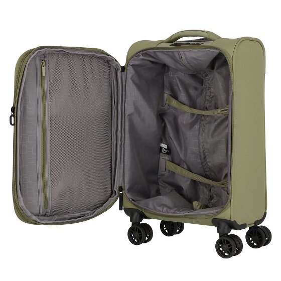 Jump Monthélys 4 Rollen Kabinentrolley 55 cm mit Dehnfalte