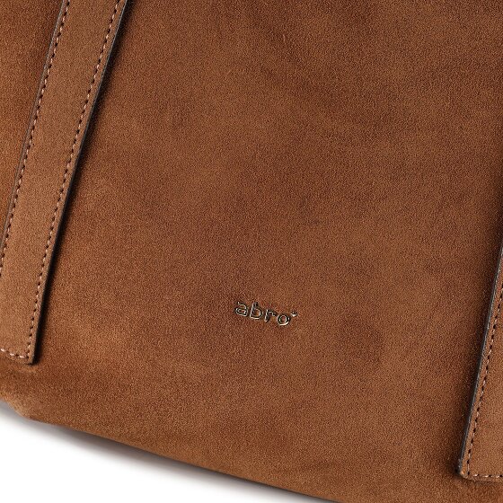 abro Cosmo Shopper Tasche Leder 40 cm