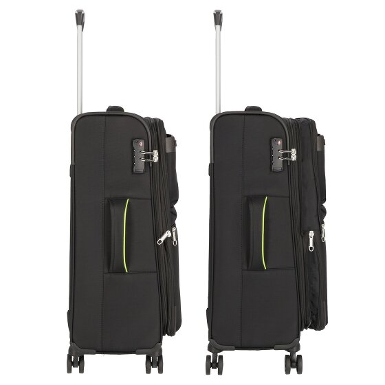 d&n Travel Line 6704 4-Rollen Trolley 65 cm