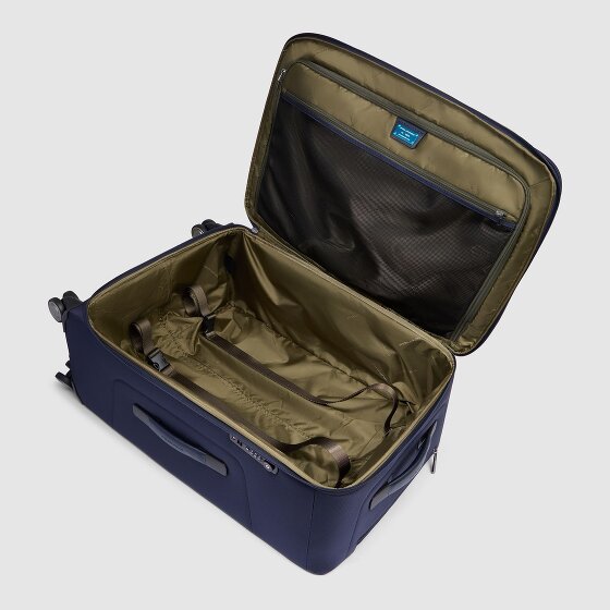 Piquadro Brief 4 Rollen Trolley 68 cm mit Dehnfalte