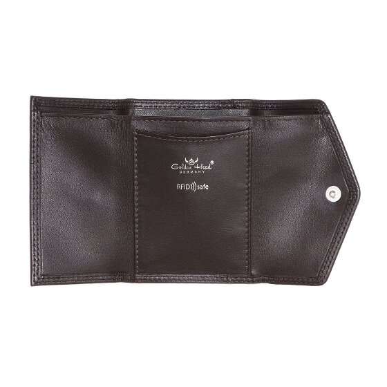 Golden Head Polo Geldbörse RFID Schutz Leder 10 cm