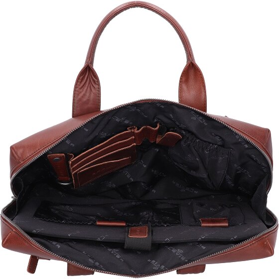 Plevier Rock Basalt Aktentasche Leder 41 cm Laptopfach