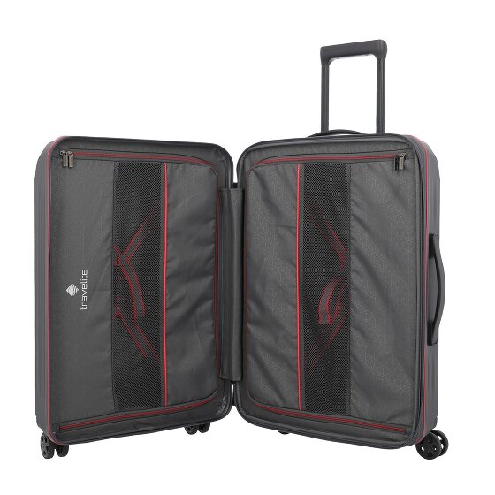 Travelite Dynamiic 4 Rollen Kofferset 3-teilig mit Dehnfalte