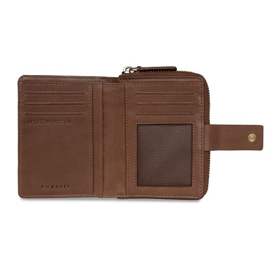 bugatti Noemi Geldbörse RFID Schutz Leder 12 cm