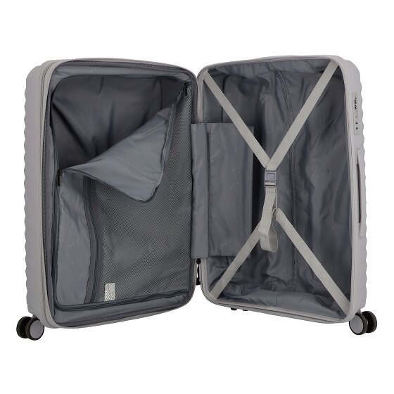 d&n Travel Line 4500 4 Rollen Trolley M 65 cm mit Dehnfalte