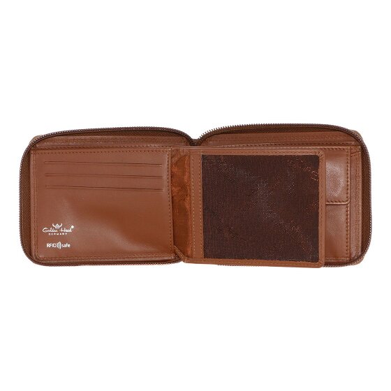 Golden Head Polo Geldbörse RFID Schutz Leder 12.5 cm