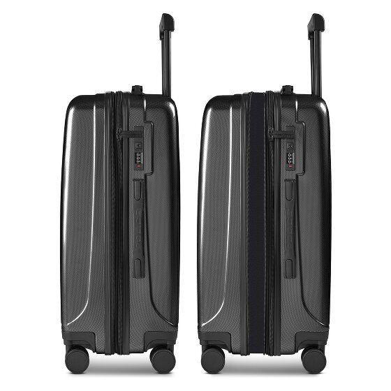 Police New York 4 Rollen Trolley M 62 cm mit Dehnfalte