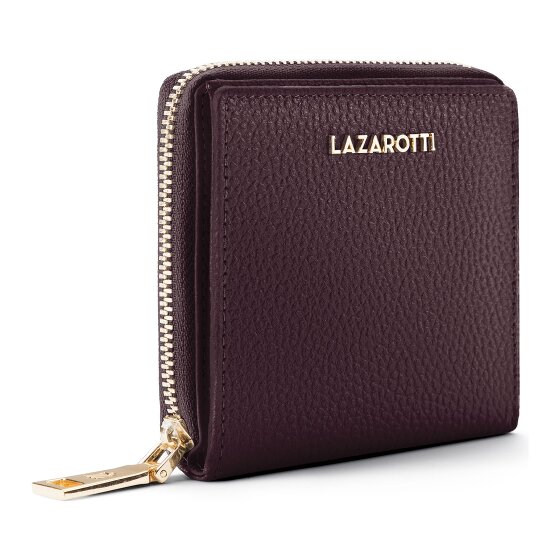 Lazarotti Bologna Leather Medium Zip-Around Geldbörse Leder 10 cm