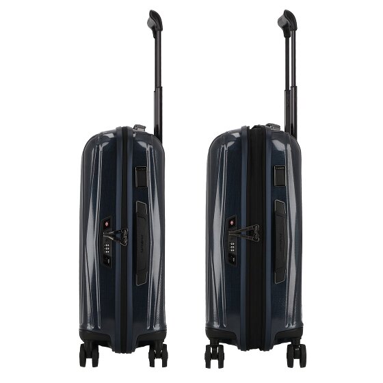 Samsonite Major-Lite 4 Rollen Kabinentrolley 55 cm mit Dehnfalte