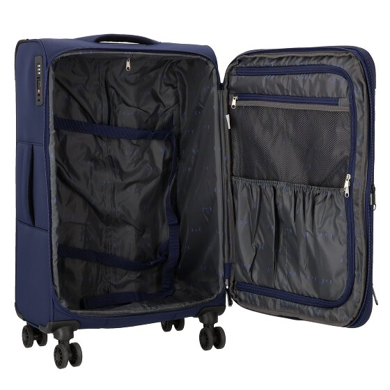 d&n Travel Line 9504 4 Rollen Kofferset 3-teilig mit Dehnfalte