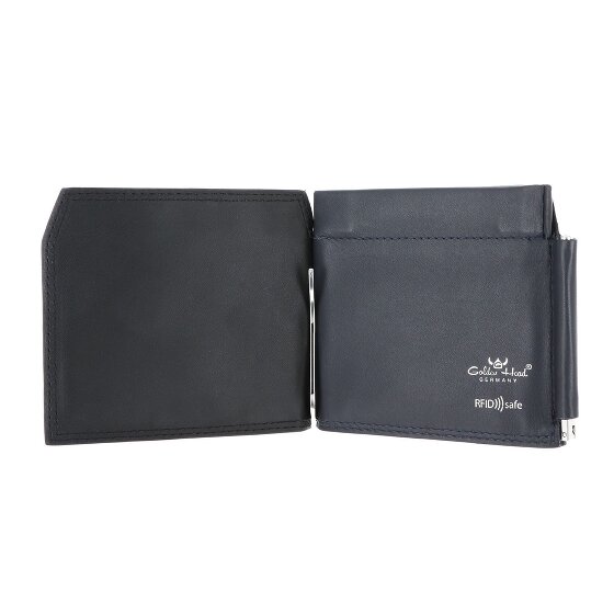 Golden Head Polo Geldbörse RFID Schutz Leder 11 cm Geldscheinklammer