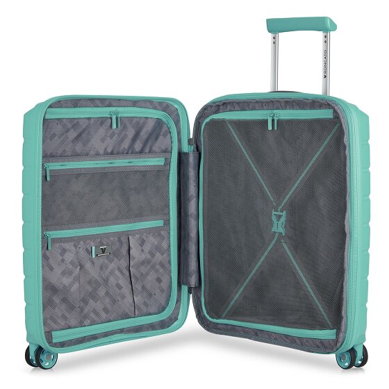 Roncato B-Flying Move 4 Rollen Kabinentrolley 55 cm mit Dehnfalte