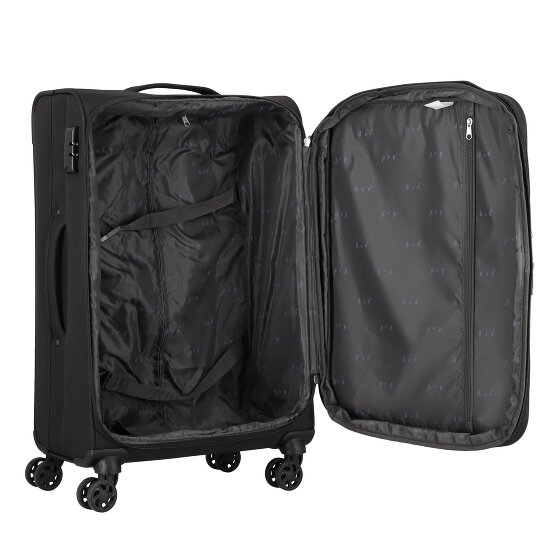d&n Travel Line 6864 4-Rollen Trolley 66 cm