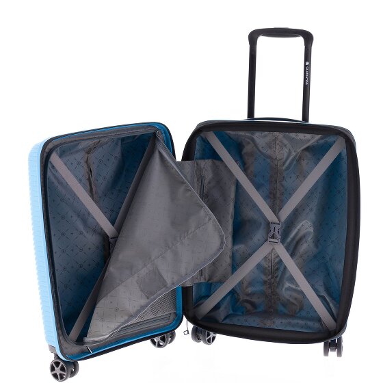 Gladiator 2800 4 Rollen Kabinentrolley 55 cm mit Dehnfalte