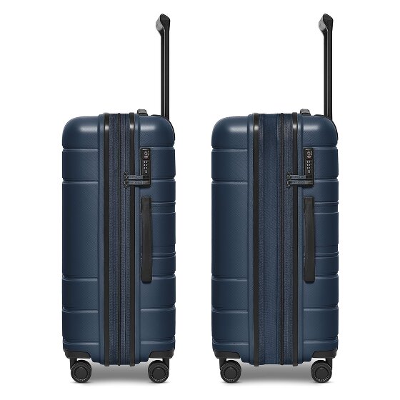 Redolz Essentials 11 4 Rollen Kofferset 3-teilig mit Dehnfalte