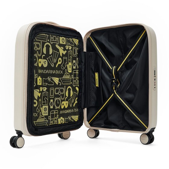 Mandarina Duck Logoduck + 4 Rollen Kabinentrolley S 55 cm