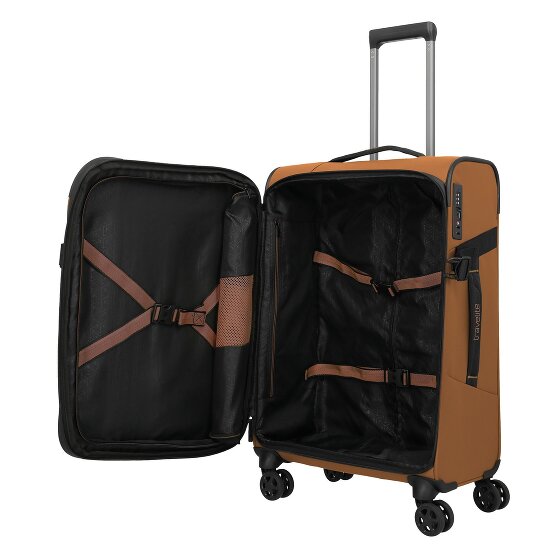 Travelite Briize 4 Rollen Trolley M 67 cm mit Dehnfalte