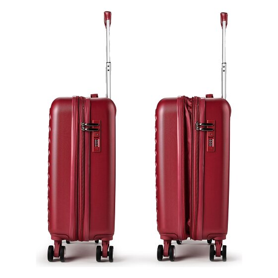 Benzi 5823 4 Rollen Kabinentrolley S 53 cm mit Dehnfalte