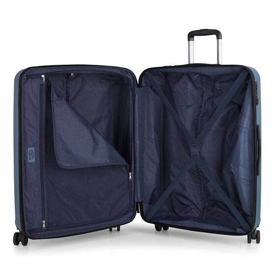 Gabol Montreal 4 Rollen Trolley L 76 cm mit Dehnfalte