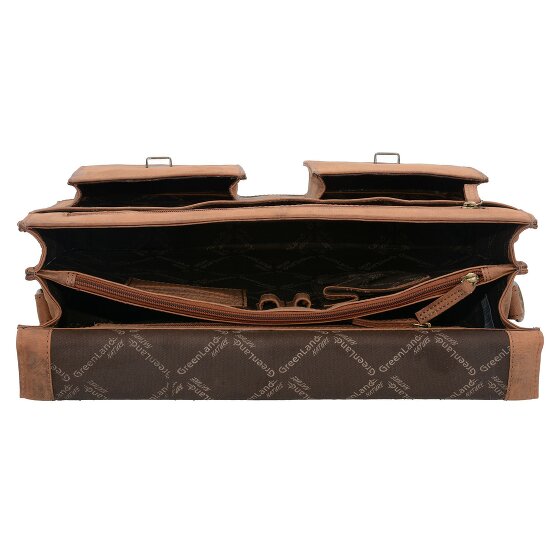 Greenland Nature Montenegro Aktentasche Leder 40 cm