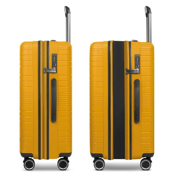 Franky Dallas 3.0 4 Rollen Trolley M 65 cm mit Dehnfalte
