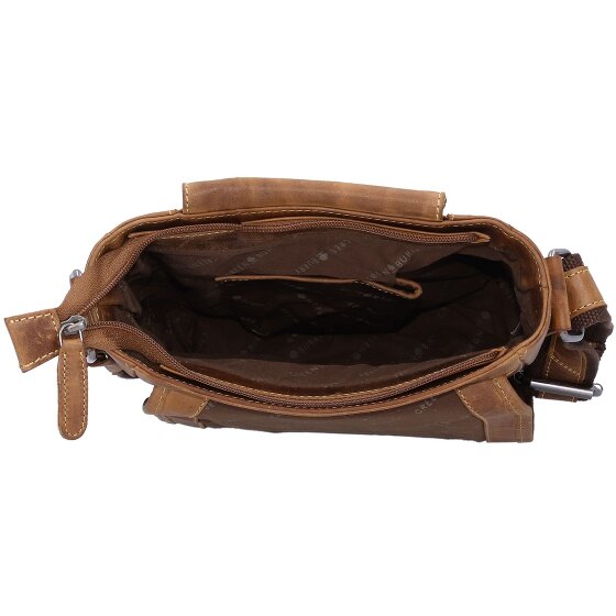 Greenburry Cafe-Racer Umhängetasche Leder 23 cm