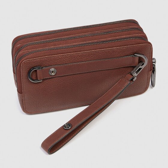Piquadro Cronus Kulturbeutel Leder 19.5 cm