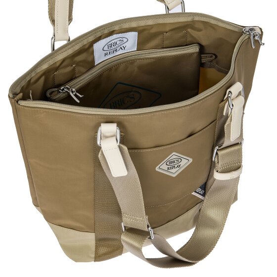 Bric's Replay Sand Woo Shopper Tasche 26 cm