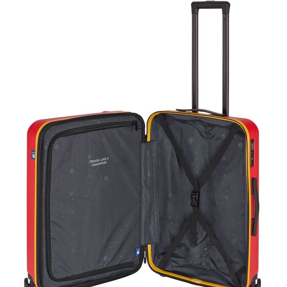 Travelite travelite x NFL 4 Rollen Trolley M 67 cm mit Dehnfalte