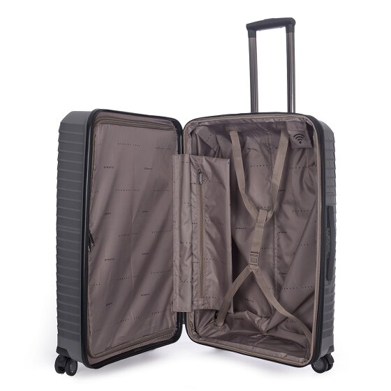 Stratic Bright+ 4 Rollen Trolley L 76 cm mit Dehnfalte