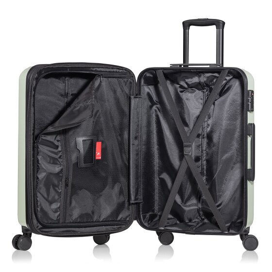 Pack Easy Jolly 4 Rollen Trolley M 64 cm mit Dehnfalte